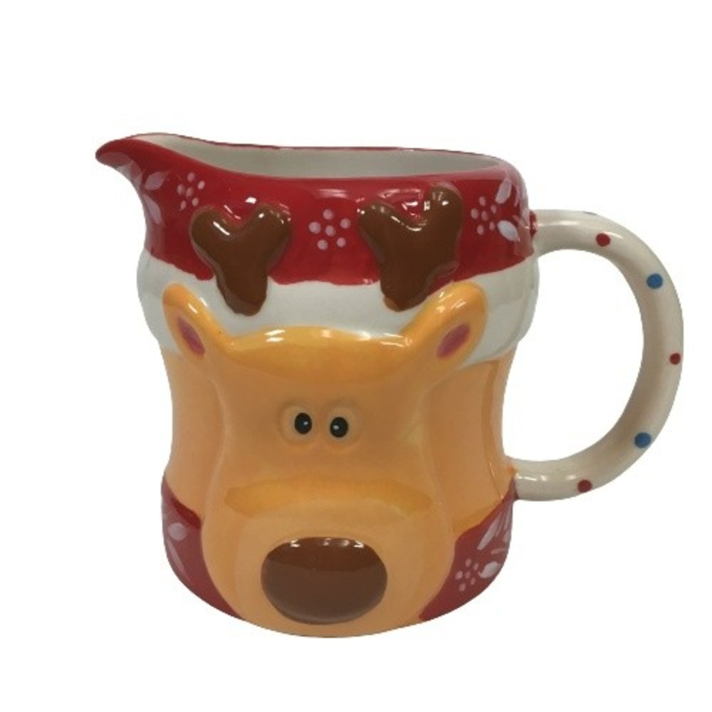 Temptations Christmas 3D Pitcher Winter Whimsy WIMBLIE THE REINDEER Seasonal